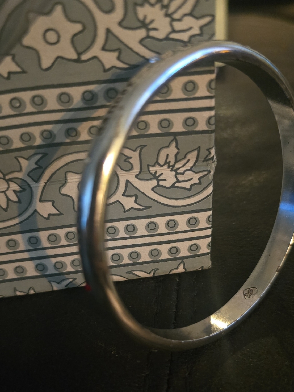 Brighton Sterling Silver Slim Bangle Bracelet - Silver